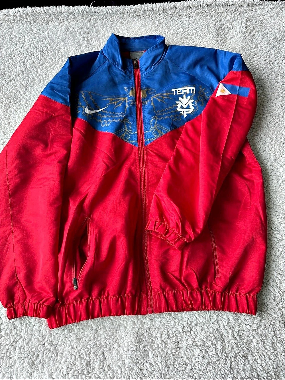 Nike Team Pacquiao Windbreaker Jacket Color Block XL